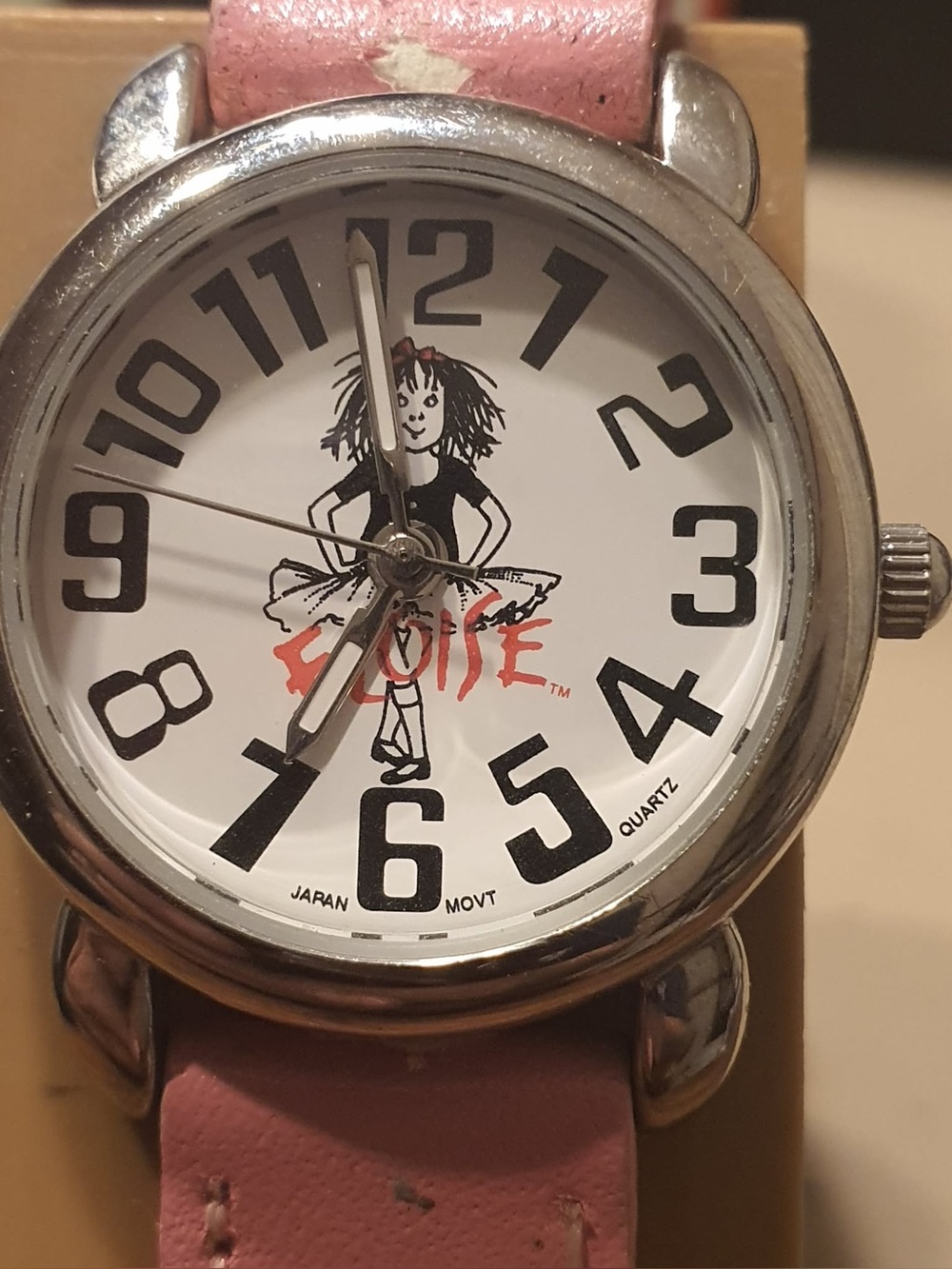 🦋10/$20🦋 Vtg Eloise Character Silver/White/Pink Girl's Watch